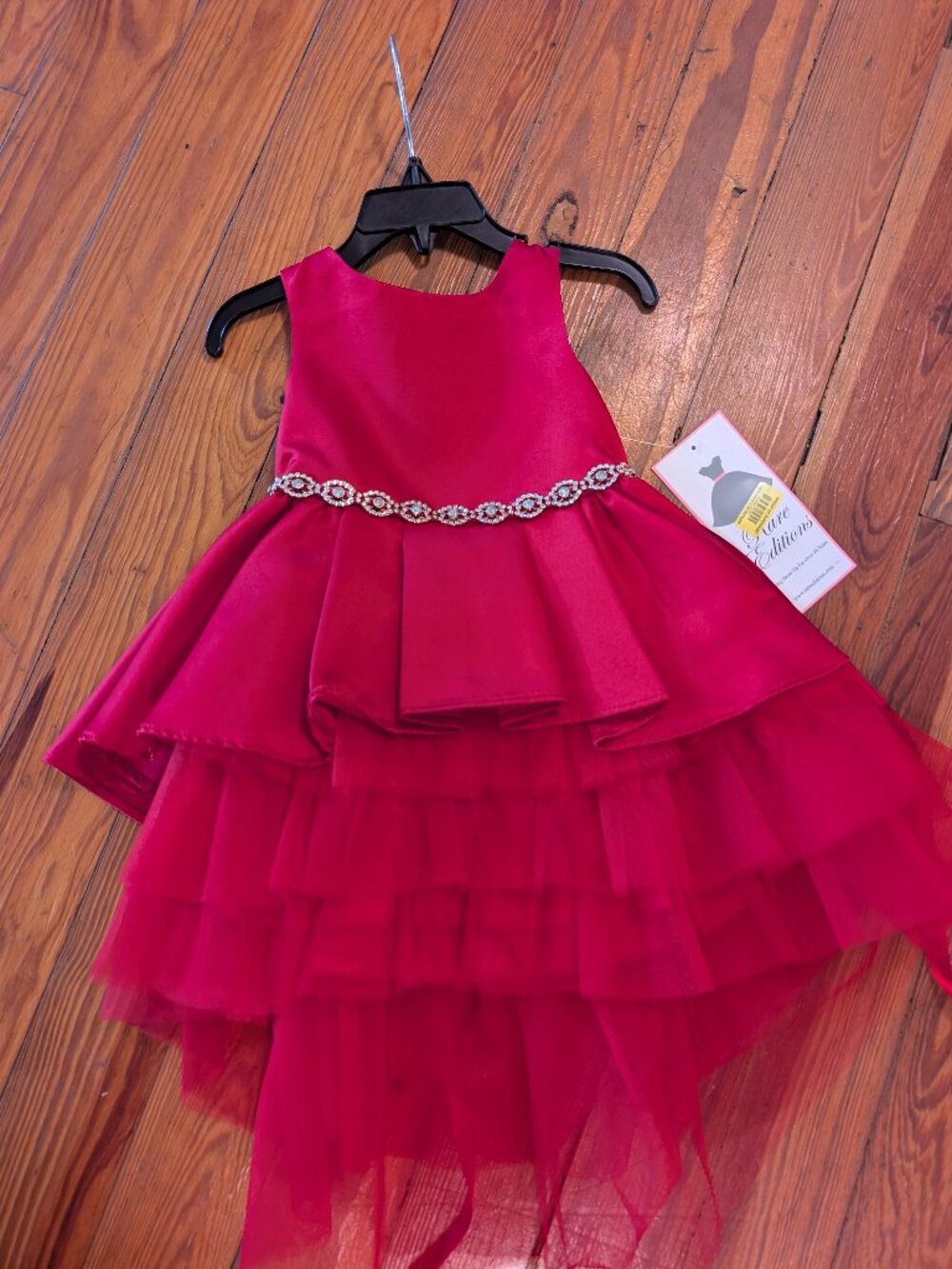 Rare Editions Red (Holiday/Formal) 2T Dress